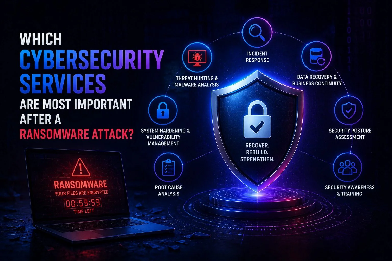 Which Cybersecurity Services Are Most Important After a Ransomware Attack?