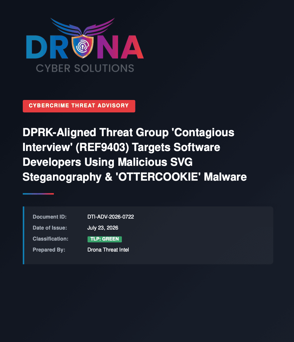 DPRK-Aligned Threat Group 'Contagious Interview' (REF9403) Targets Software Developers