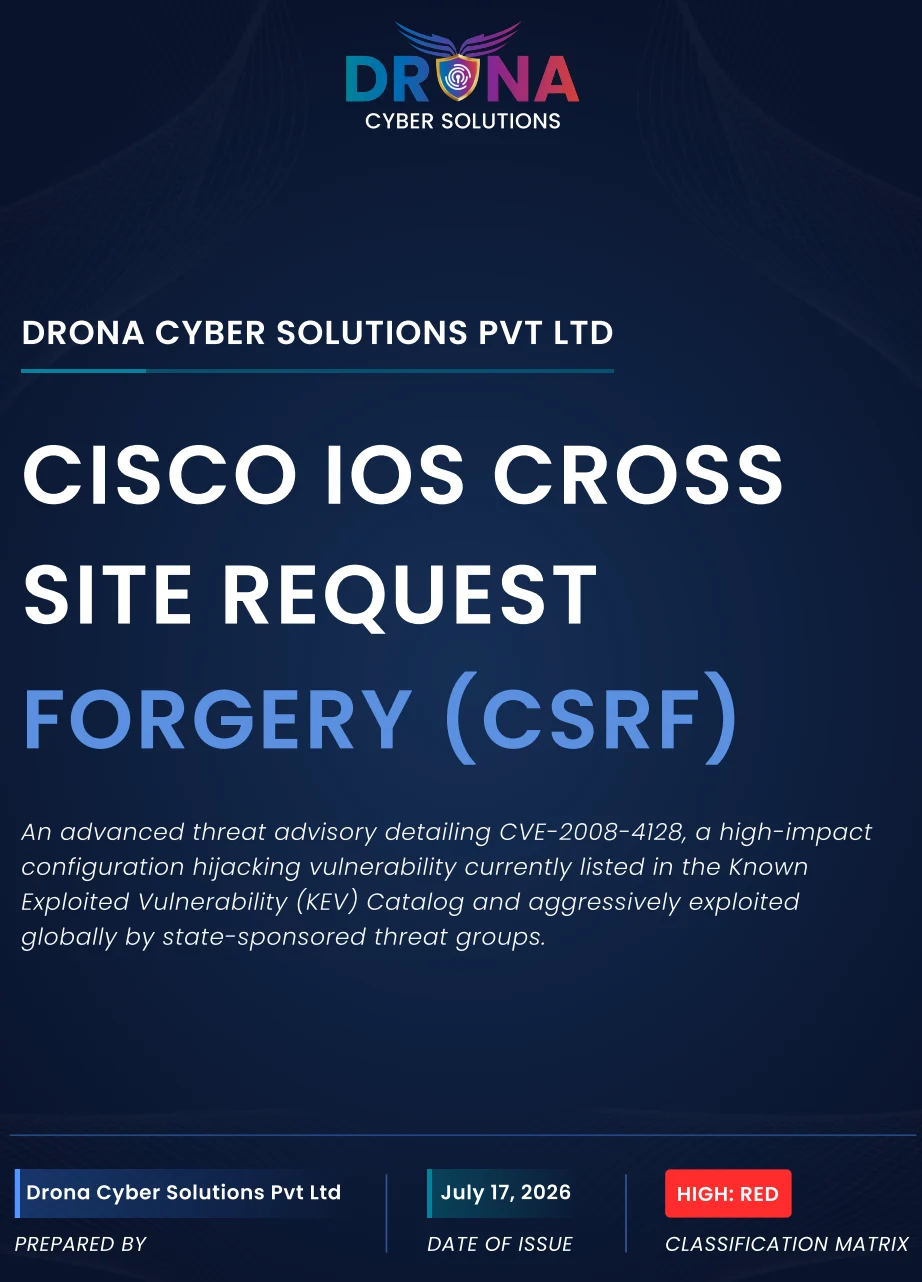 C i s c o I O S C r o s s S i t e R e q u e s t F o r g e r y ( C S R F )