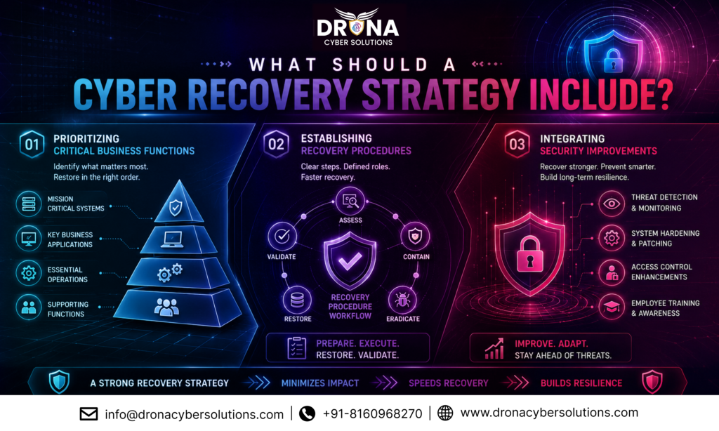 WHAT SHOULD A CYBER RECOVERY STRATEGY INCLUDE
