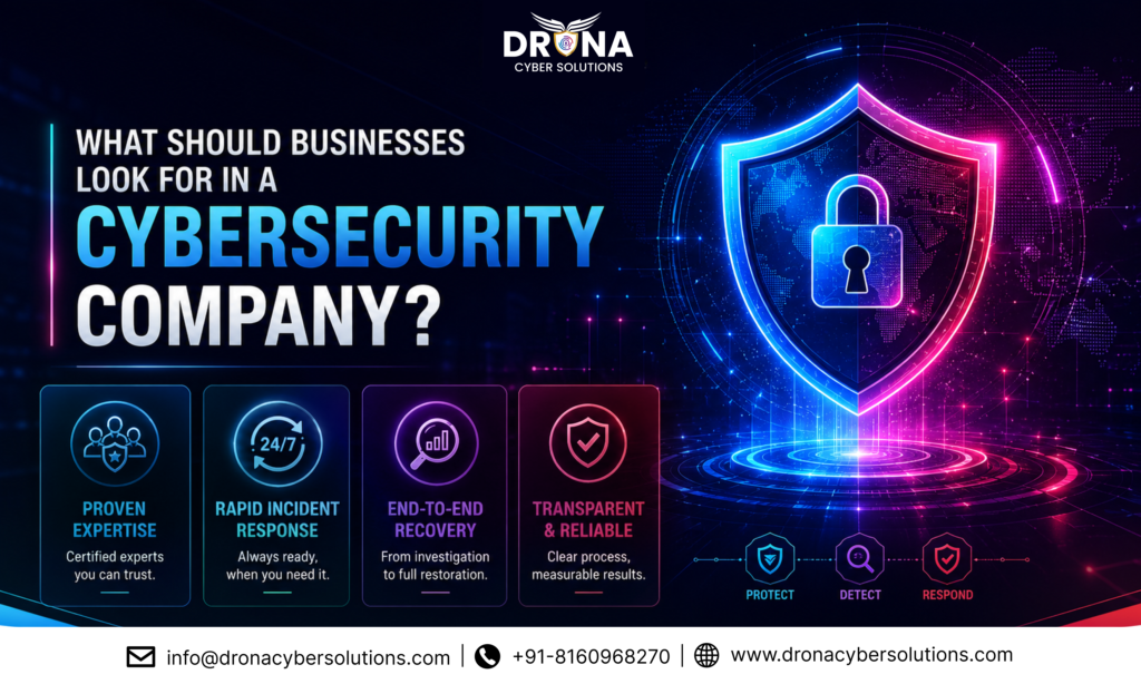 WHAT SHOULD BUSINESSES LOOK FOR IN A CYBERSECURITY COMPANY 1