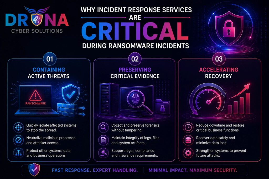 Why Incident Response Services Are Critical During Ransomware Incidents
