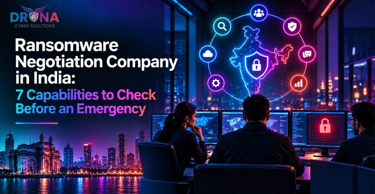 Ransomware Negotiation Company in India: 7 Capabilities to Check Before an Emergency