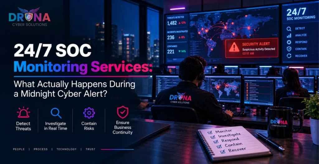 Explore 24/7 SOC Monitoring services: What Actually Happens During a Midnight Cyber Alert?